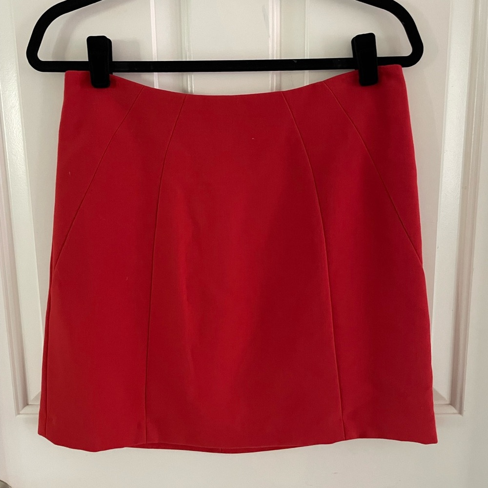 Fun Bright Red Mini Skirt